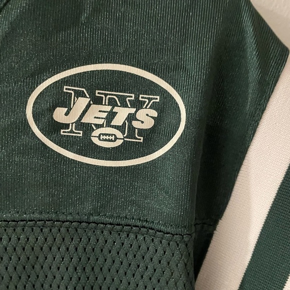 New York Jets football NFL Authentic Dark Green youth large Jersey - Picture 2 of 6